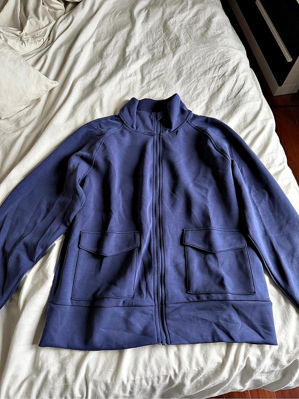 MONDETTA Full-Zip Jacket Utility Blue